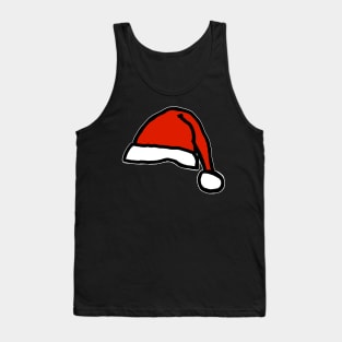 Christmas Hat for Santa Tank Top